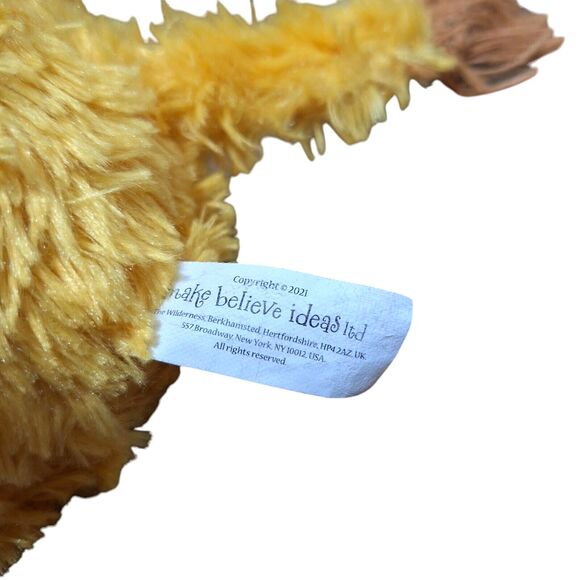 Make Believe Ideas 2021 Sensory Snuggables Lion Plush Rattle Lovey Baby Play - Picture 10 of 10